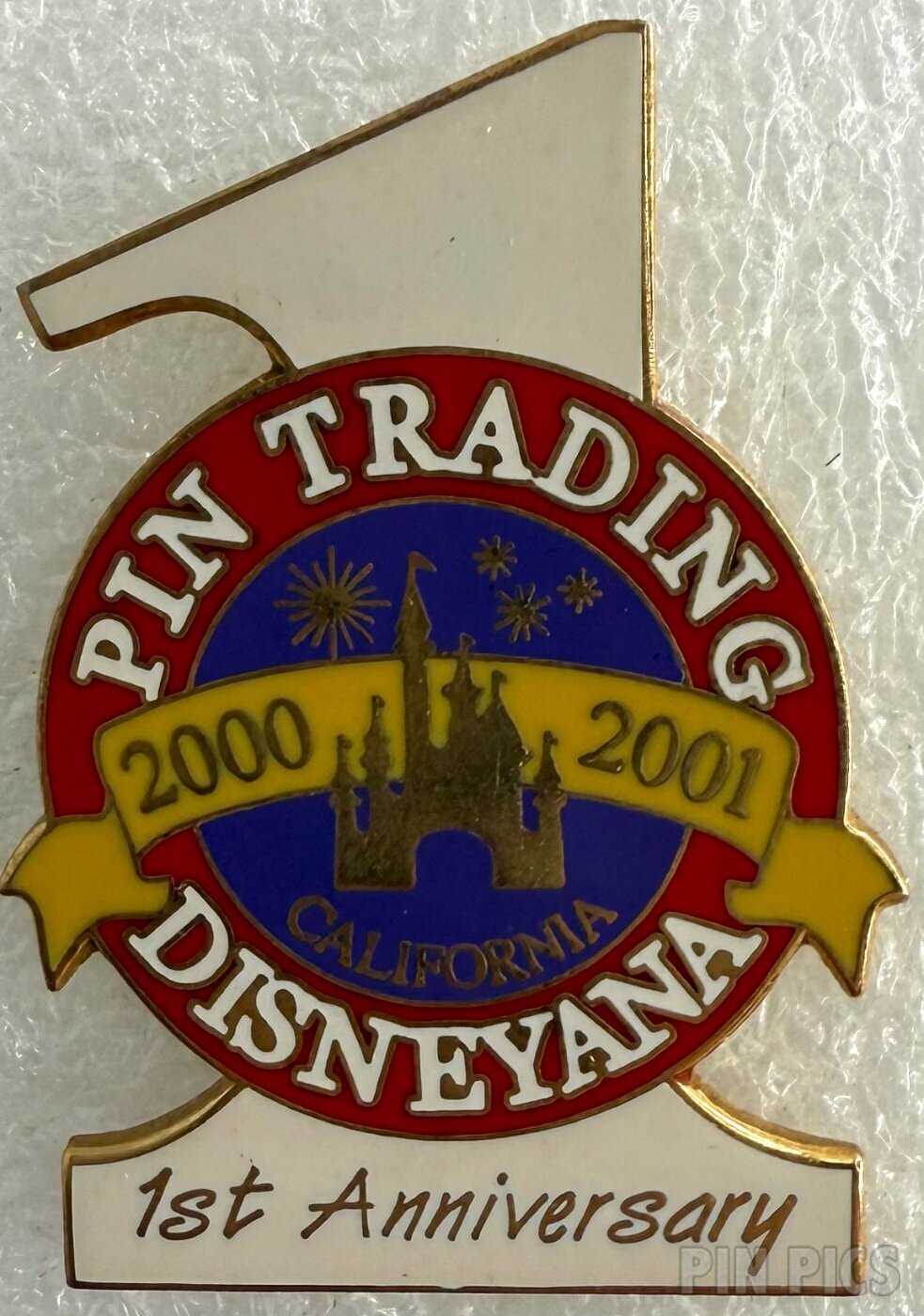 Disneyana - Pin Trading 1st Anniversary - 4 Parks  pin collectible - Main Image 2