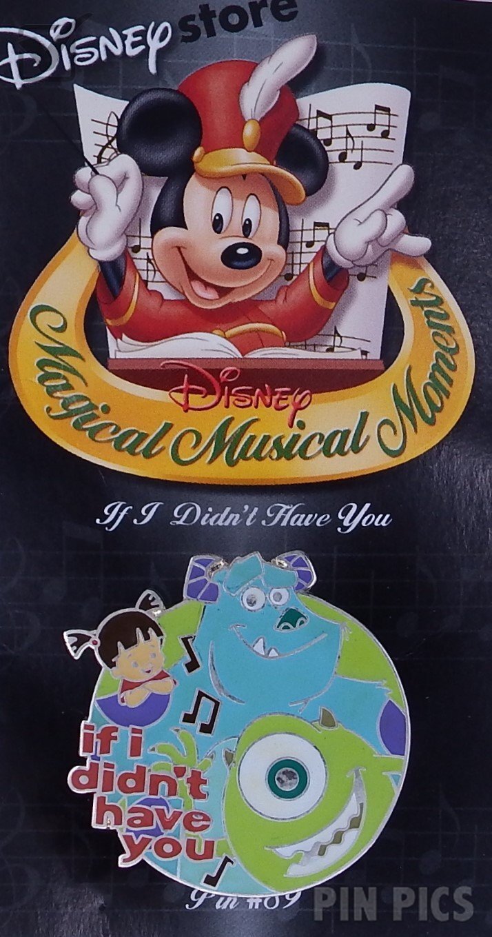 DIS - Mike, Sulley and Boo - Magical Musical Moments - If I Didn’t Have You - Light Green - Monsters Inc  pin collectible - Main Image 3