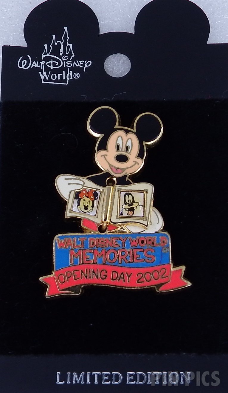 WDW - Mickey - World Memories - Opening Day 2002  pin collectible - Main Image 4