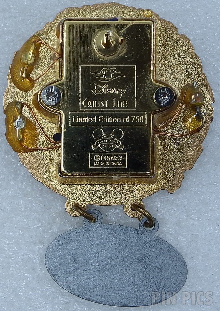 DCL - Chip and Dale - December 2002 Artist Choice Dangle - Light-Up  pin collectible - Main Image 2