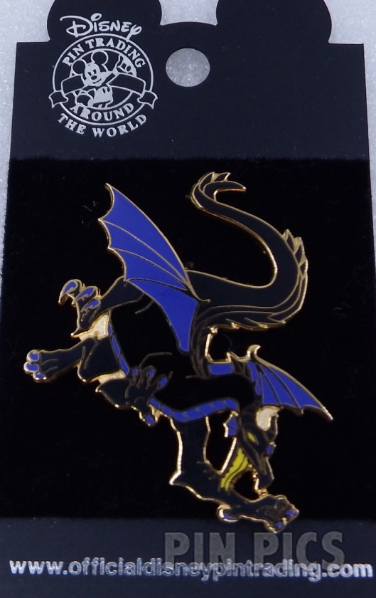 WDW - Maleficent Dragon - Four Parks One World - Sleeping Beauty  pin collectible - Main Image 3