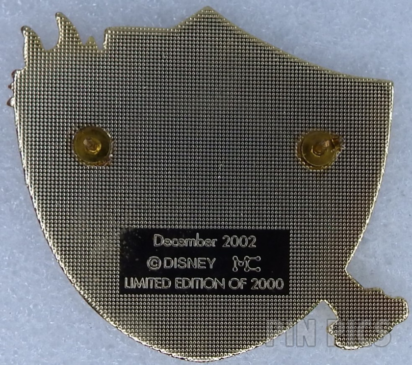 Japan - Maleficent and Dragon - Shield - Sleeping Beauty - History of Art 2002  pin collectible - Main Image 2