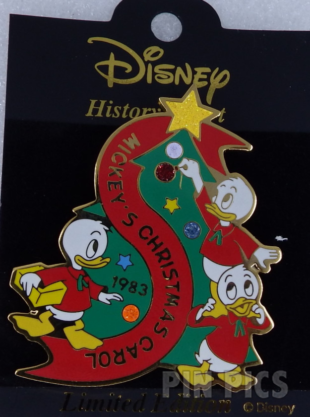 Japan - Huey, Dewey and Louie - Mickeys Christmas Carol 1983 - History of Art 2002  pin collectible - Main Image 3
