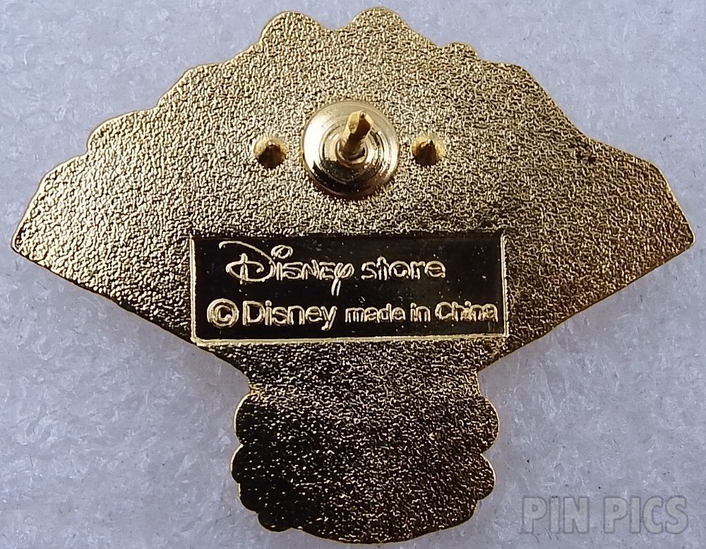Japan - Minnie Mouse - Omikuji 2003 - Lucky Cat Gold Fan - JDS  pin collectible - Main Image 2