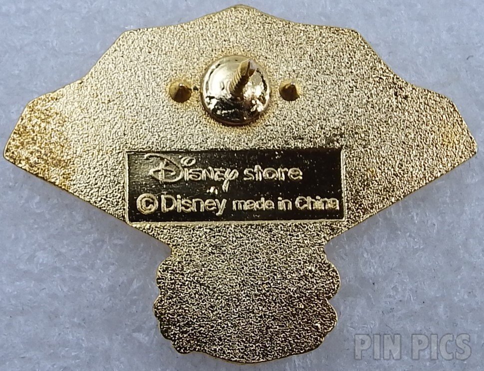 Japan - Donald Duck - Omikuji 2003 - Lucky Cat Gold Fan - JDS  pin collectible - Main Image 2