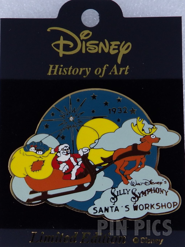 Japan - Santa Claus and Rudolph - Santas Workshop 1932 - History of Art 2002  pin collectible - Main Image 3