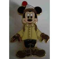 DLR - Mickey Pluto Donald Nephews Alice Dumbo Goofy Jiminy - Yellow School Bus - Lunch Box Series