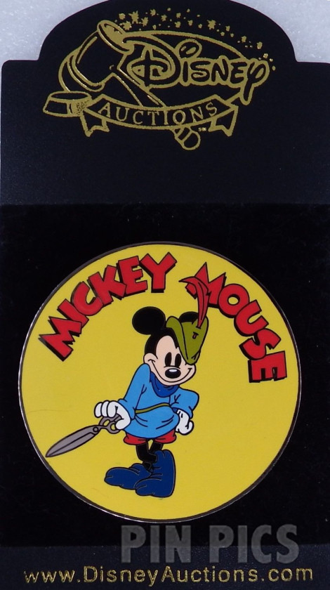 DA - Mickey Mouse - 1938 - Brave Little Tailor  pin collectible - Main Image 3