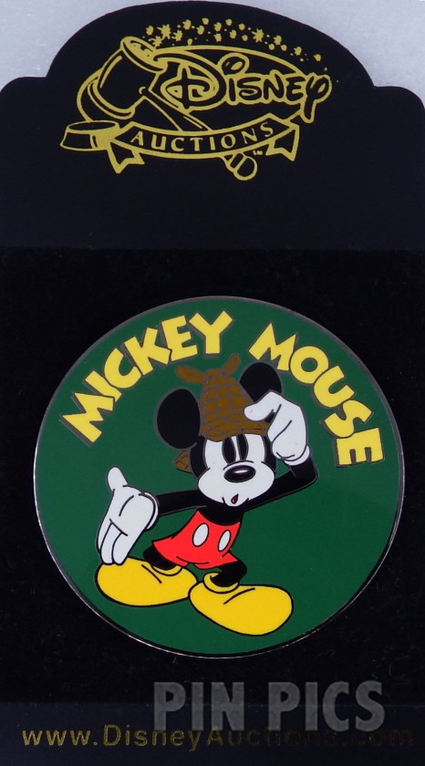DA - Mickey Mouse - Lonesome Ghost 1937 - Green Background  pin collectible - Main Image 3