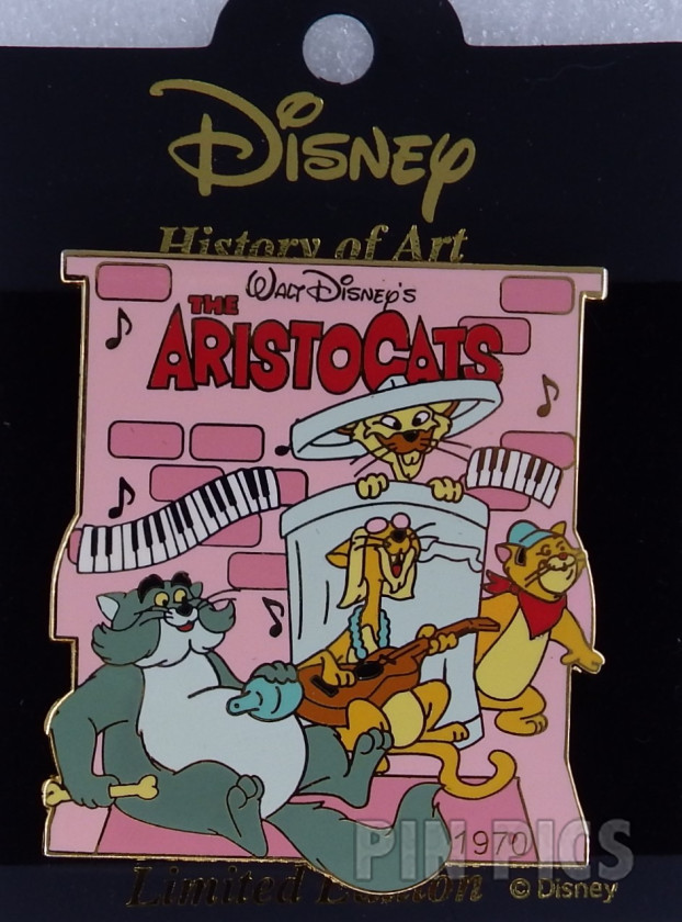 Japan - Ally Cats - Aristocats 1970 - History of Art 2003  pin collectible - Main Image 3