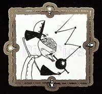 Button - Goofy and Daisy Duck - JAL Dream Express