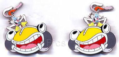 Mickey Mouse on a surfboard