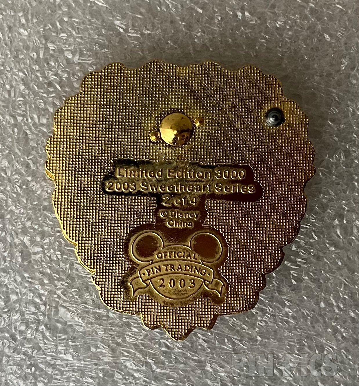 WDW - Cinderella and Charming - Sweetheart Series - Valentine’s Day 2003  pin collectible - Main Image 3