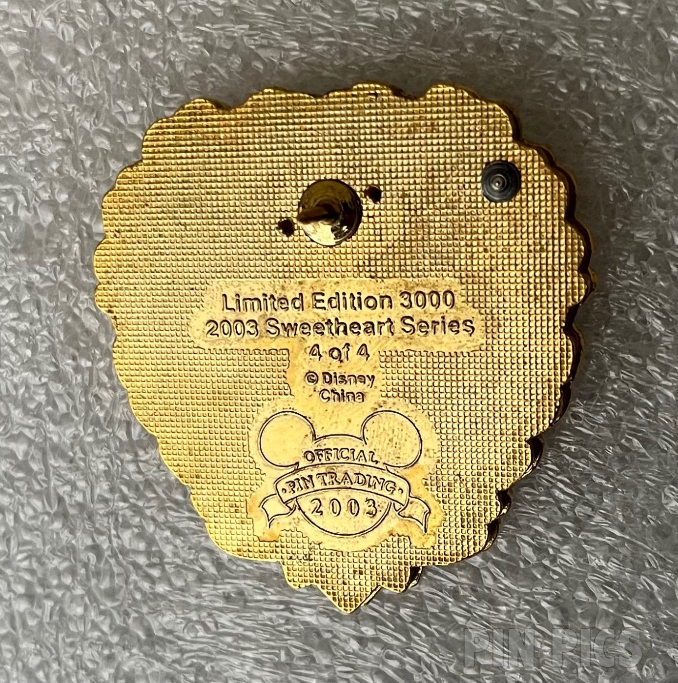 WDW - Snow White, Prince Florian - Sweetheart Series - Happy Valentine’s Day 2003  pin collectible - Main Image 3