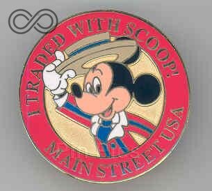 WDW - Prototype - I Traded With Scoop - Main Street USA - Version 2  pin collectible - Main Image 3
