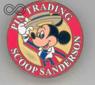WDW - Prototype - Mickey Mouse - Pin Trading - Scoop Sanderson - Version 3  pin collectible - Main Image 5