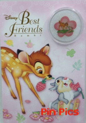 Japan - Bambi and Thumper - Best Friends - Pins and Postcards - JDS  pin collectible - Main Image 3