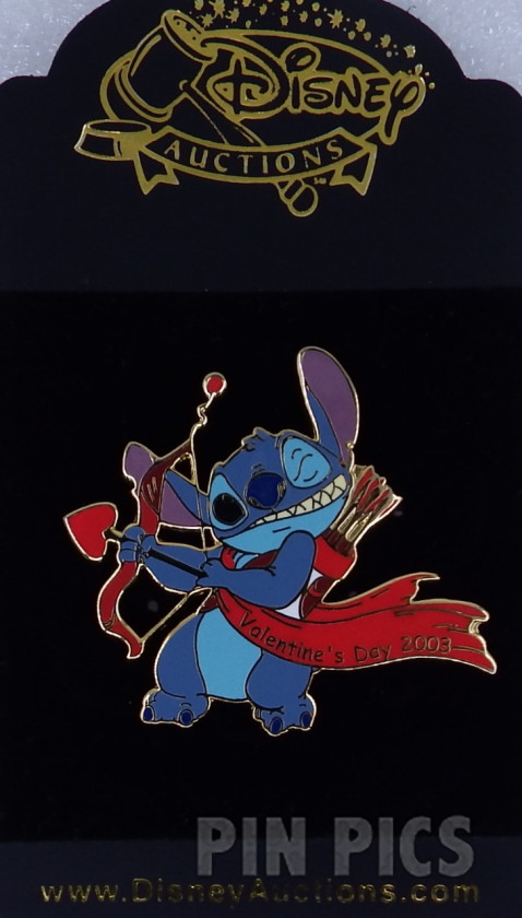 DA - Stitch - Cupid - Valentine’s Day 2003  pin collectible - Main Image 3