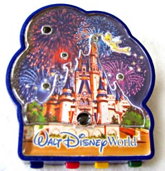 AP/PP WDW - Minnie Mouse - AP - Wearing Mardi Gras Crown & Mask - Parti Gras