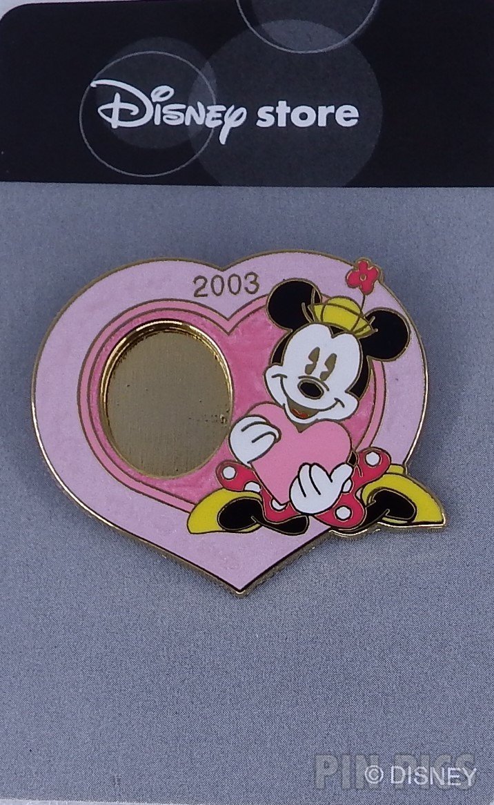 Japan - Minnie Mouse - Heart Frame - Valentines Days 2003 - JDS  pin collectible - Main Image 3