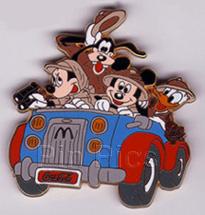 DA - Jungle Book Mowgli & Kaa Pin (Silver Prototype)