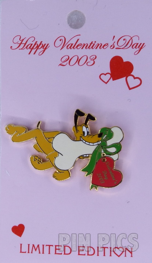 WDW - Pluto - Valentines Day 2003  pin collectible - Main Image 3