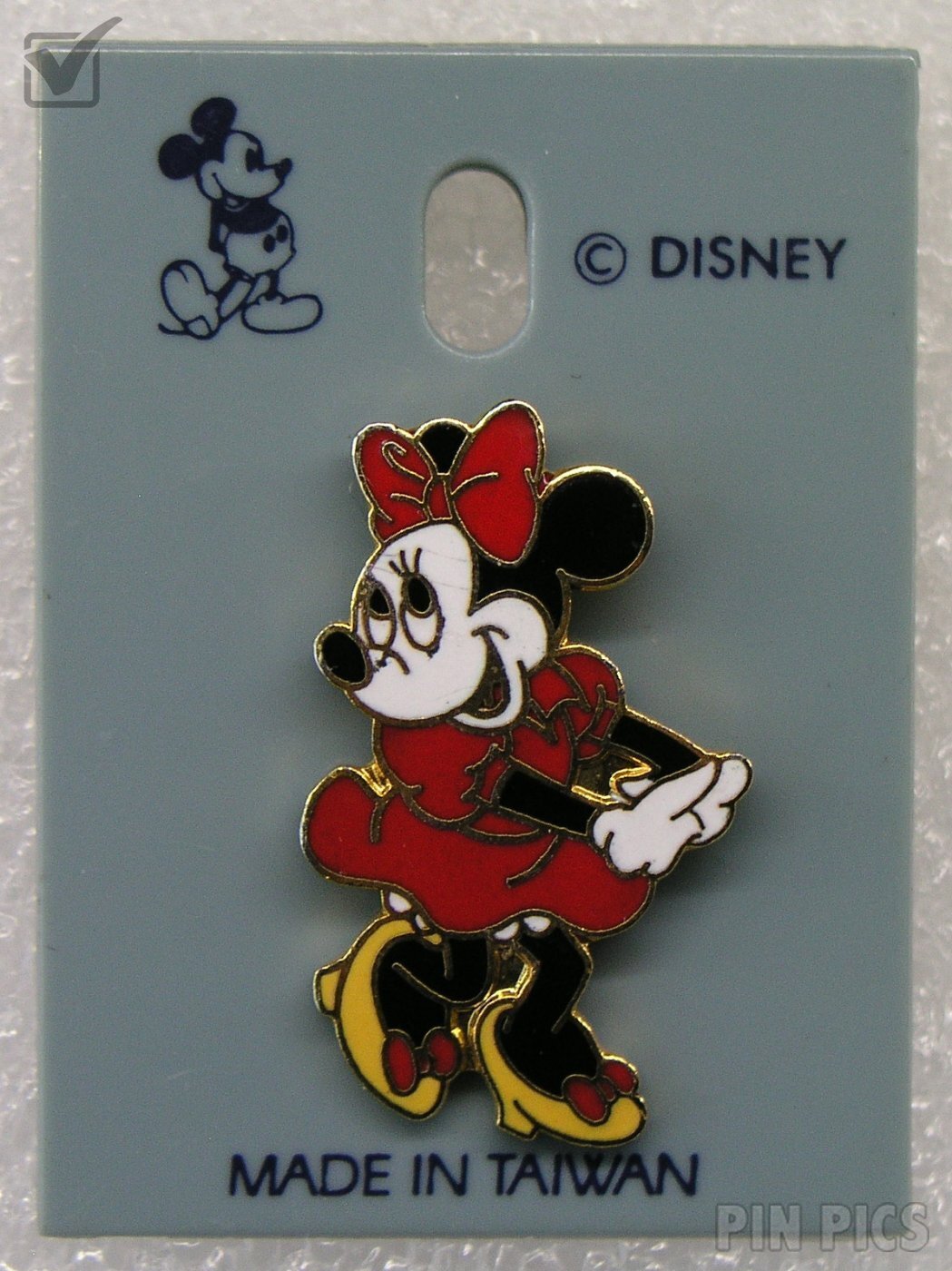 Minnie - Red Dress with No Spots - Large Version  pin collectible - Main Image 3