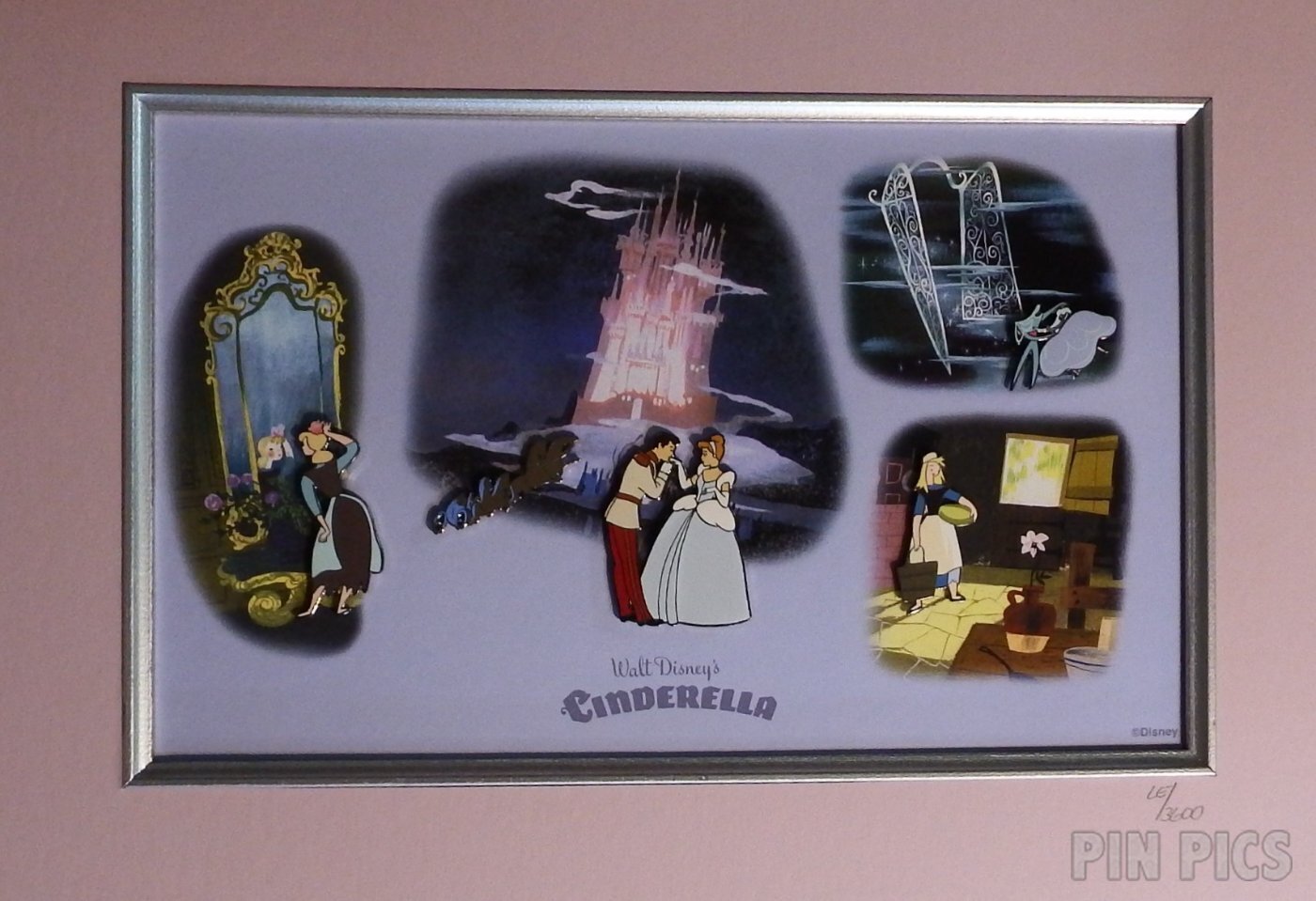 DLR / Walt Disney Travel Company 2003 Pin - Mickey & Sleeping Beauty's Castle