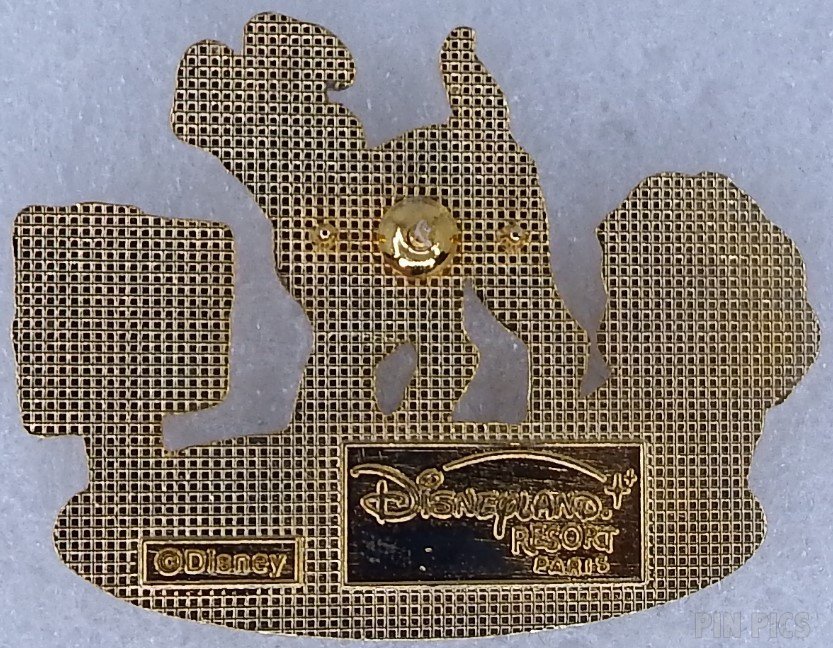 DLP - Lady and the Tramp - Wet Cement  pin collectible - Main Image 2