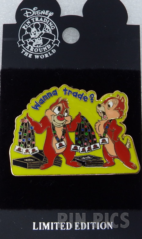 WDW - Chip and Dale - Wanna Trade  pin collectible - Main Image 3