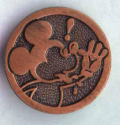 DA - Mickey Mouse and Pluto Christmas Pin (Black Prototype)