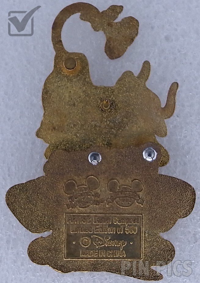 WDW - Ferdinand - Mickey’s Toontown of Pin Trading Event  pin collectible - Main Image 2