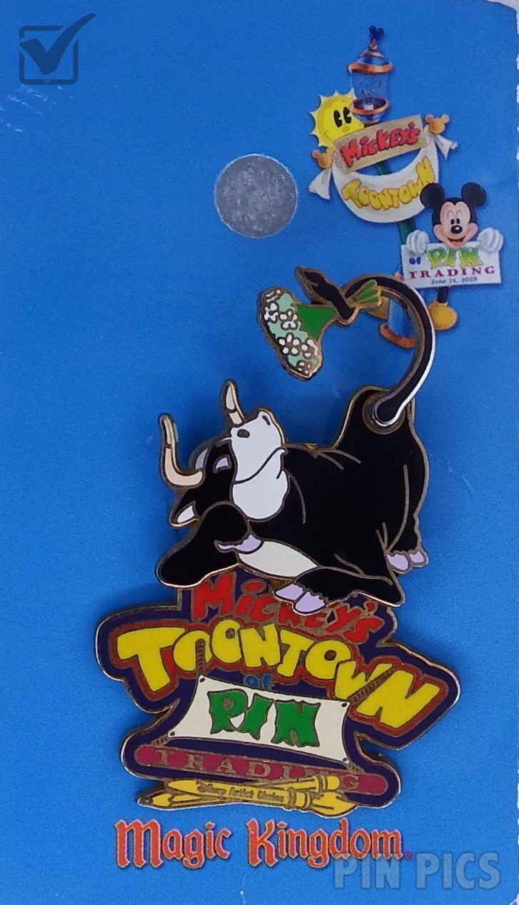 WDW - Ferdinand - Mickey’s Toontown of Pin Trading Event  pin collectible - Main Image 3