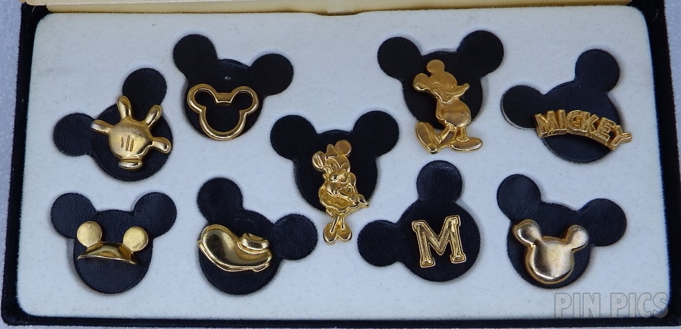DIS - Mickey and Minnie Gold Icons Boxed Set  pin collectible - Main Image 2