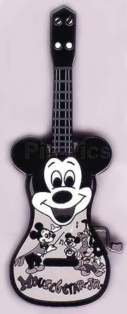 Japan - Minnie Mouse - Black and White Mickey in Silver Heart - White Day 2003 - JDS