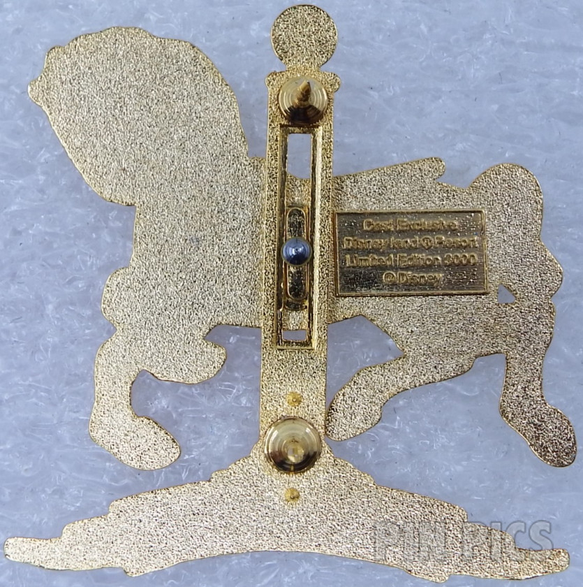 DLR - Cast Carrousel Horse - 3D/Slider  pin collectible - Main Image 2