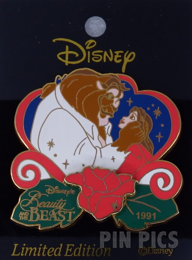 Japan - Belle and Beast - Beauty and the Beast 1991 - History of Art 2003  pin collectible - Main Image 3