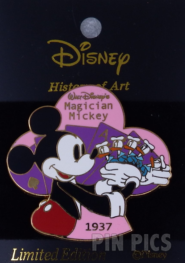 Japan - Mickey Mouse and Donald - Magician Mickey 1937 - History of Art 2003  pin collectible - Main Image 3