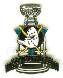 Tigger head circle brooch