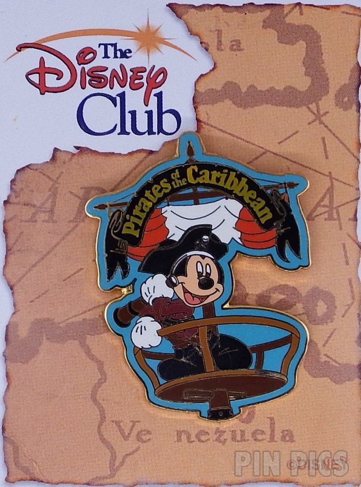 Disney Club Exclusive - Mickey - Pirates Of The Caribbean  pin collectible - Main Image 3