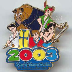 DA - Disneyland Alphabet Pin Set (K - Kaa) Prototype