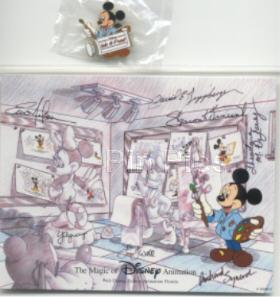 DLR - Ticket Book Pin Set (A-E) - Passholder Exclusive (C-Ticket)