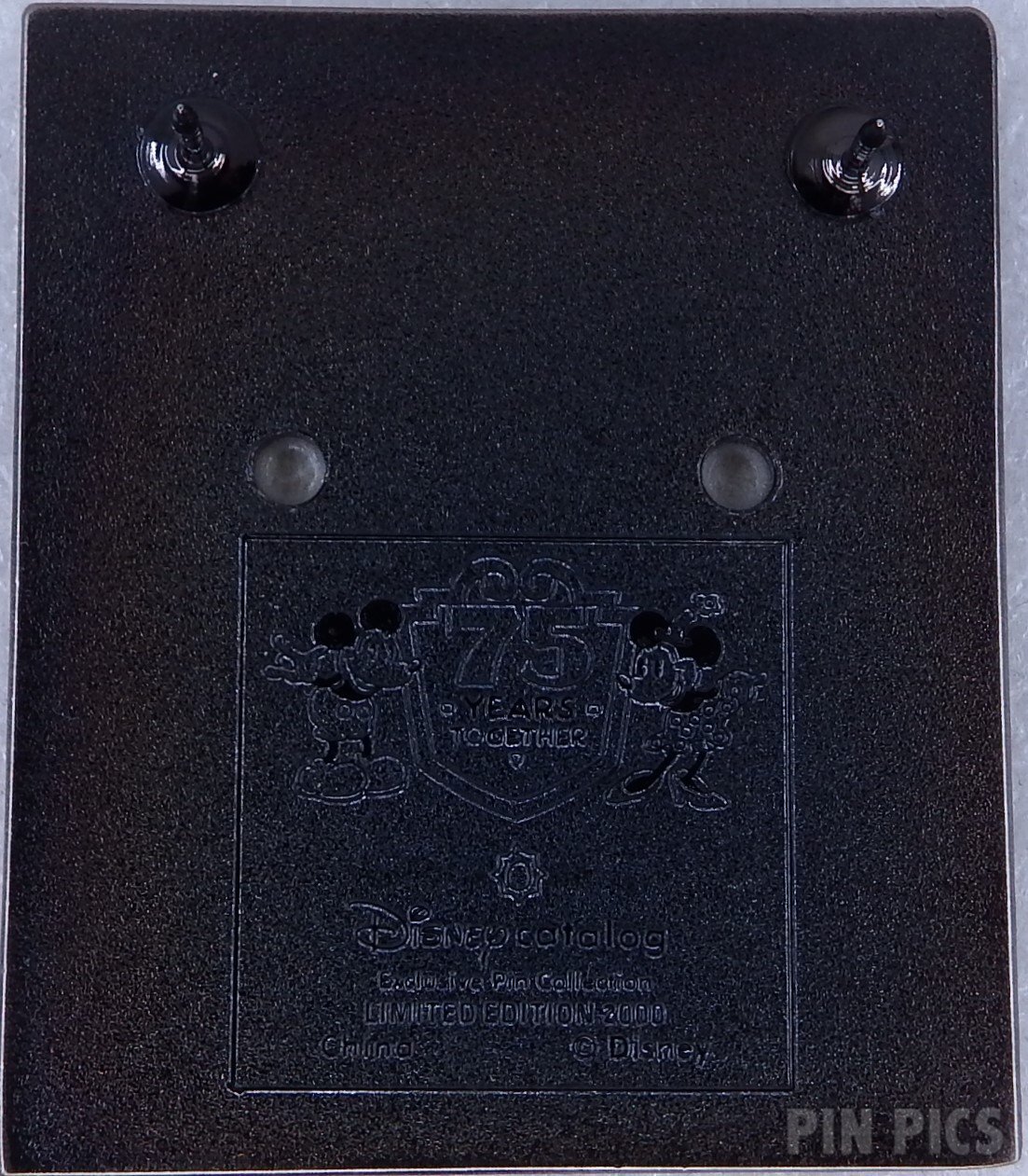 Disney Catalog - Mickey and Minnie - 75 Years Easel Pin Set #1 - Black and White  pin collectible - Main Image 3