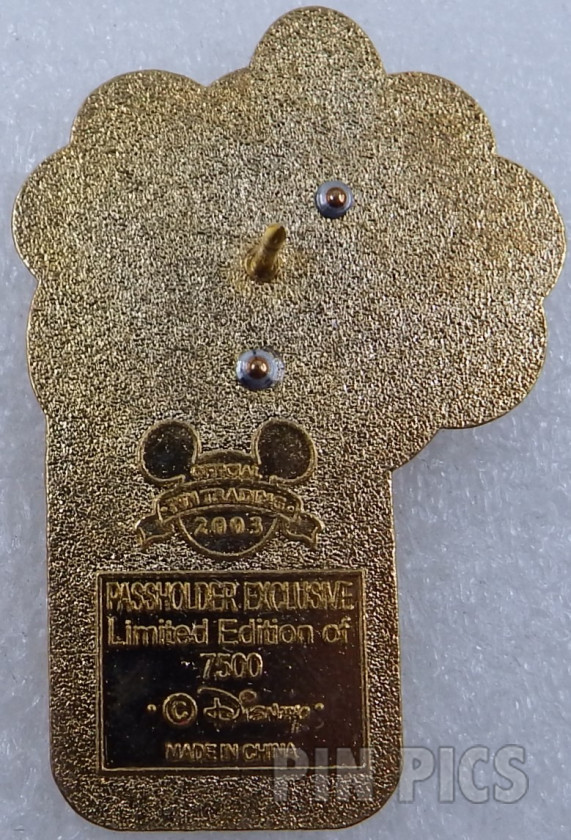 WDW - Sorcerer Mickey - 75 Years With Mickey - Annual Passholder  pin collectible - Main Image 2