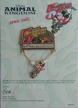DA - Bambi 60th Anniversary Framed Fan Card & Pin Set (Pin Only)