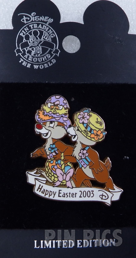 WDW - Chip and Dale - Parade of Pins - Easter 2003 - Cast  pin collectible - Main Image 3