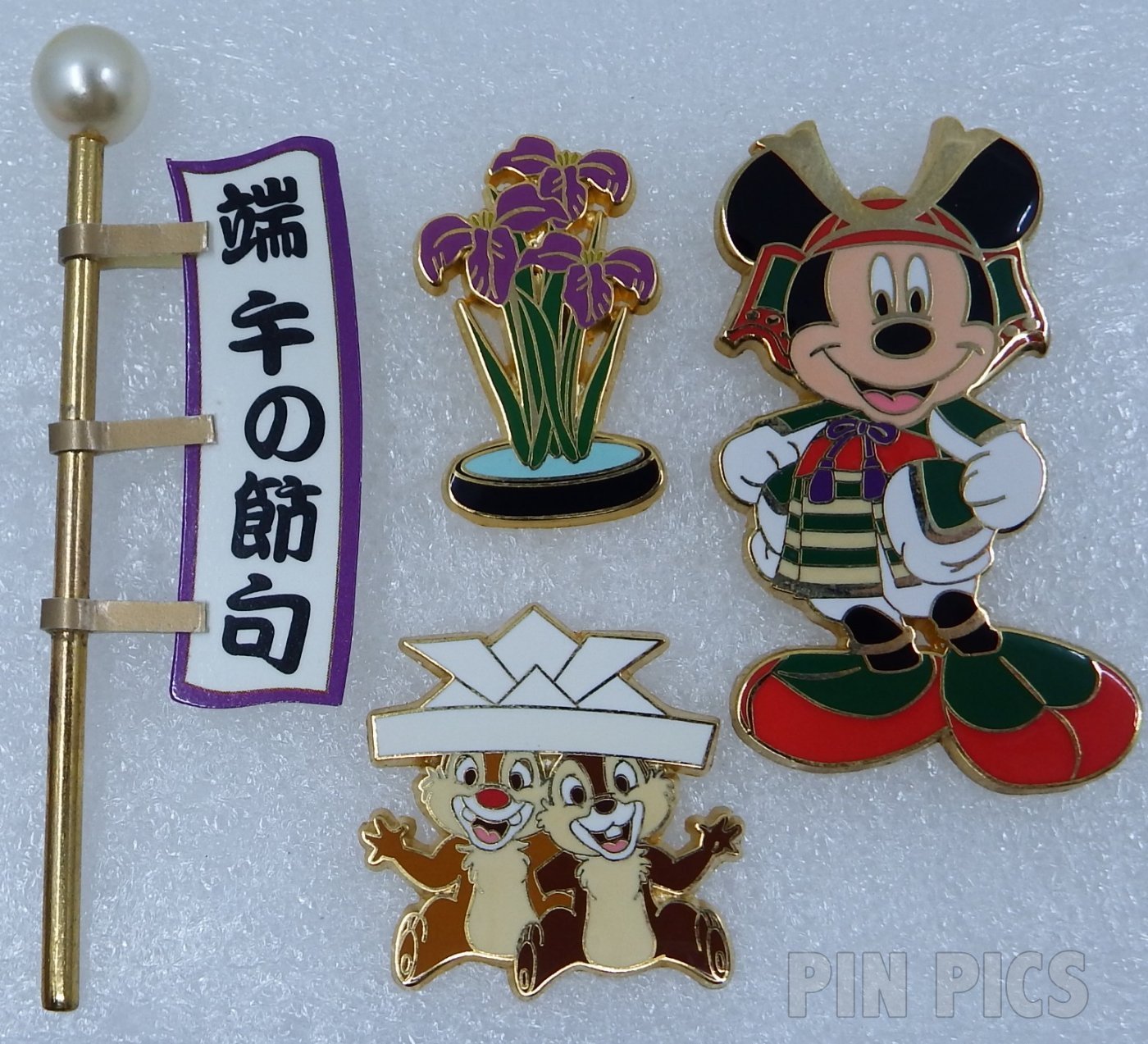 Japan - Mickey, Chip and Dale Set- Tango No Sekku - Boys Day 2003 - JDS  pin collectible - Main Image 2