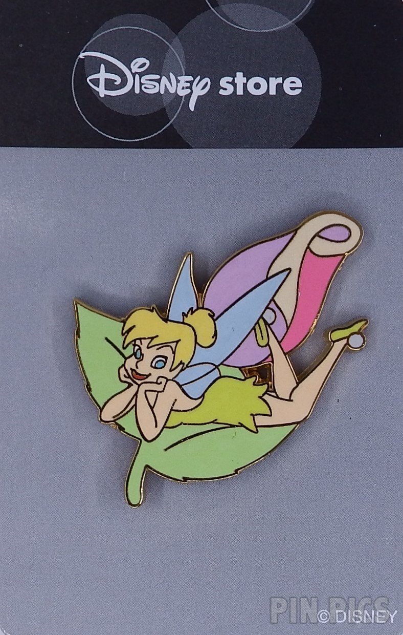 Japan - Tinker Bell - Lying on a Budding Flower - JDS  pin collectible - Main Image 3