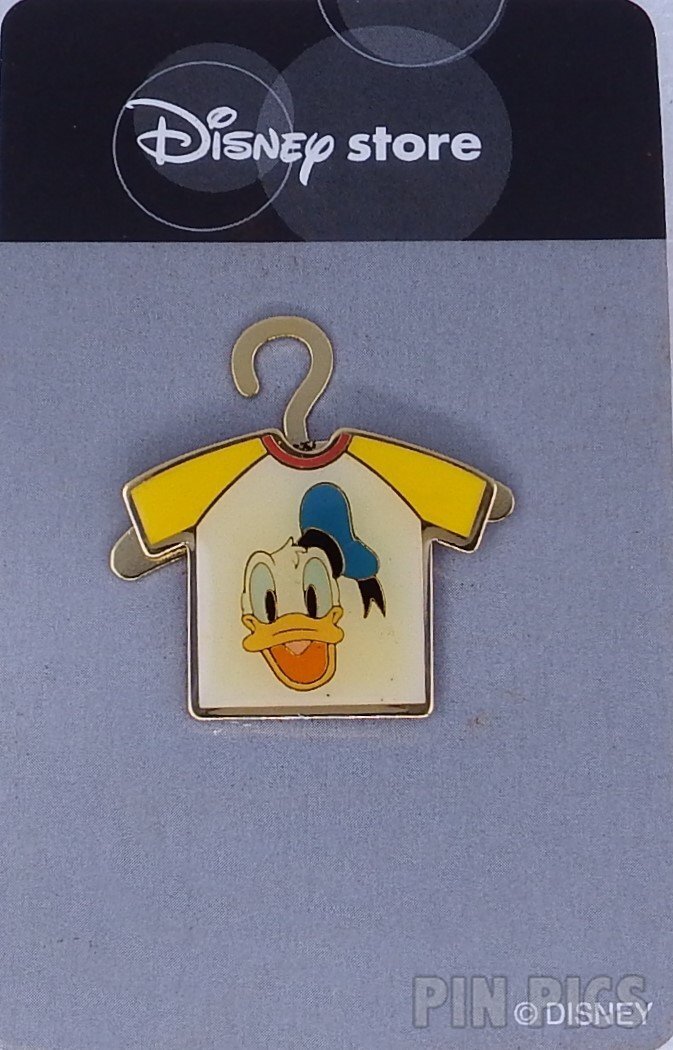 Japan - Donald Duck - Character Tee Shirt and Hanger - JDS  pin collectible - Main Image 3