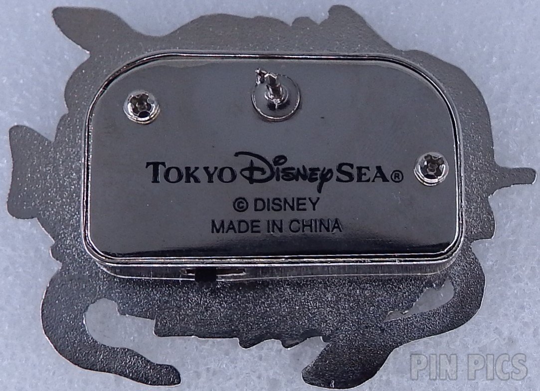 Japan - Mysterious Island - 20,000 Leagues Under The Sea - Volcano and Nautilus - Flash - TDS  pin collectible - Main Image 2